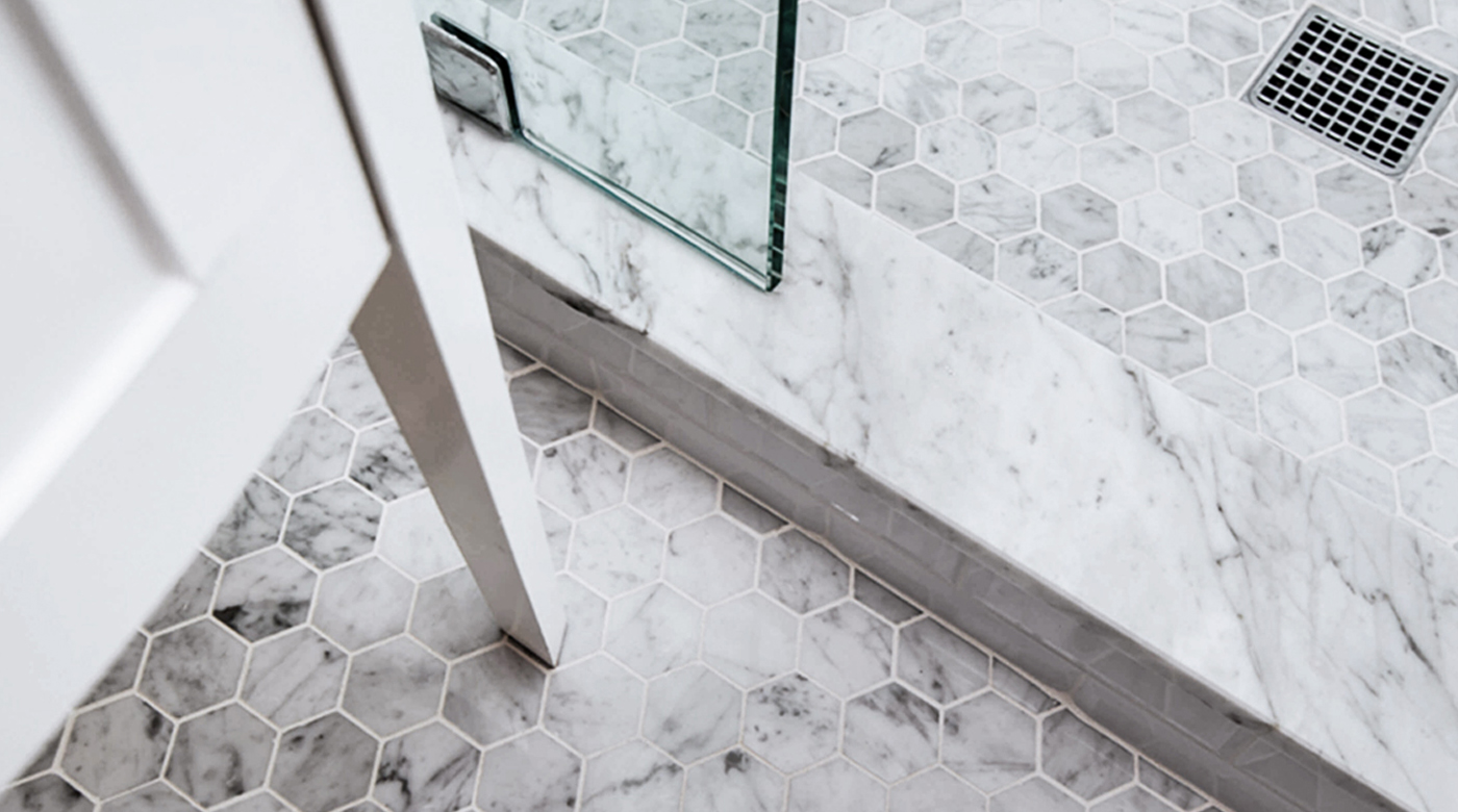 Image of tile & stone in a showroom