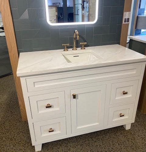 White Bathroom Vanity