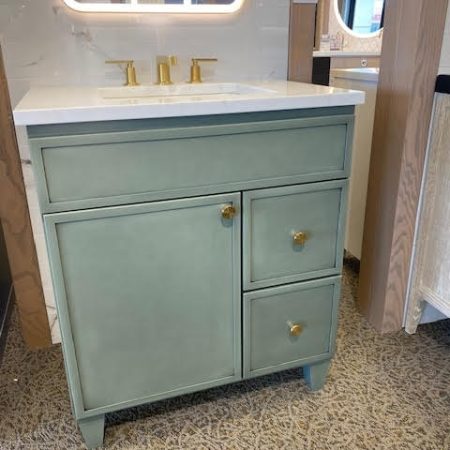 Green Bathroom Vanity